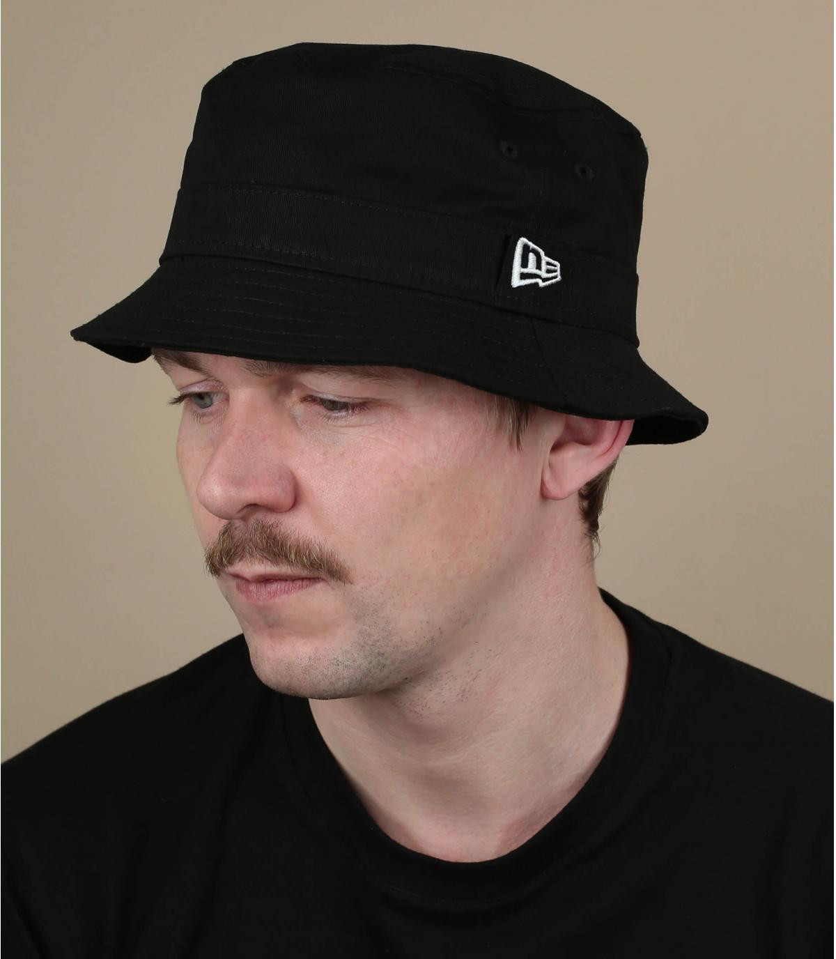 bob New Era zwart Bucket Essential black